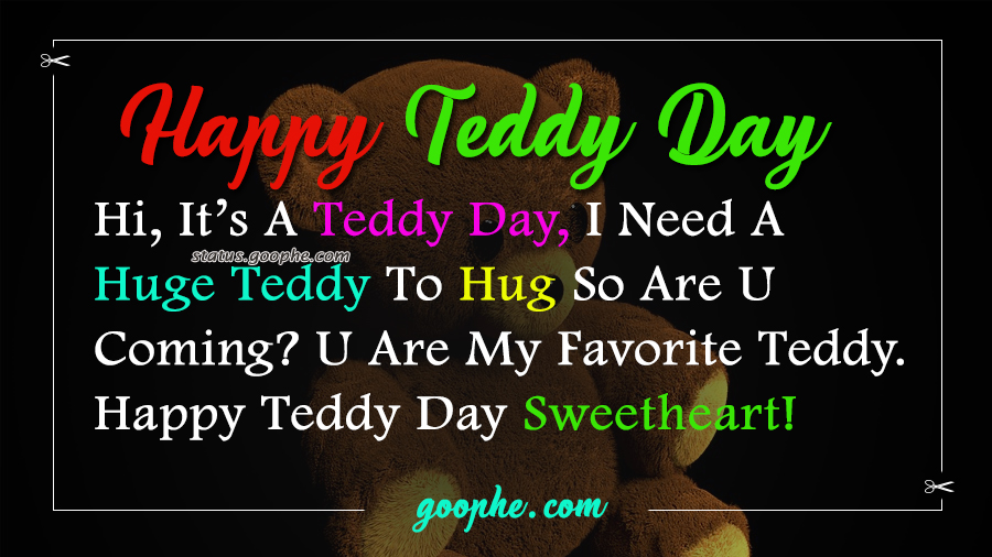 Happy Teddy Day Status For Gf